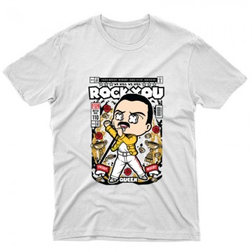 He Will Rock You Freddie Mercury Unisex Póló
