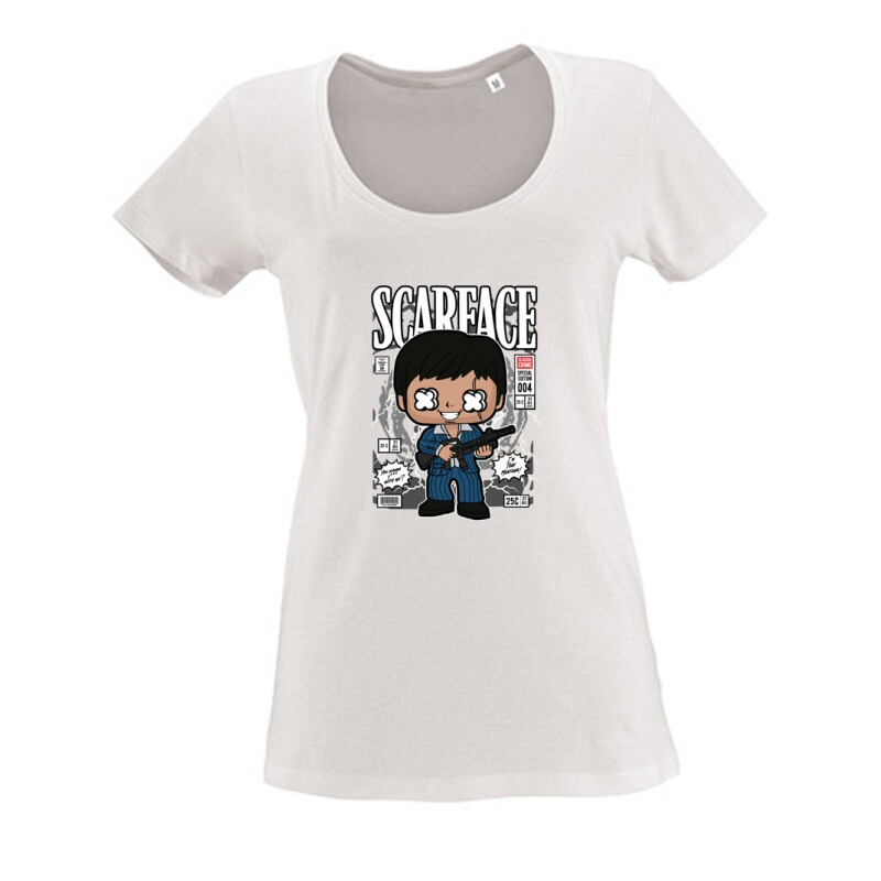 Al Pacino Scarface Női O Nyakú Póló