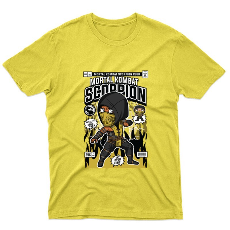 Mortal combat Scorpion Unisex Póló