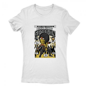 Mortal combat Scorpion Női Póló