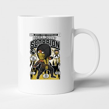 Mortal combat Scorpion Bögre