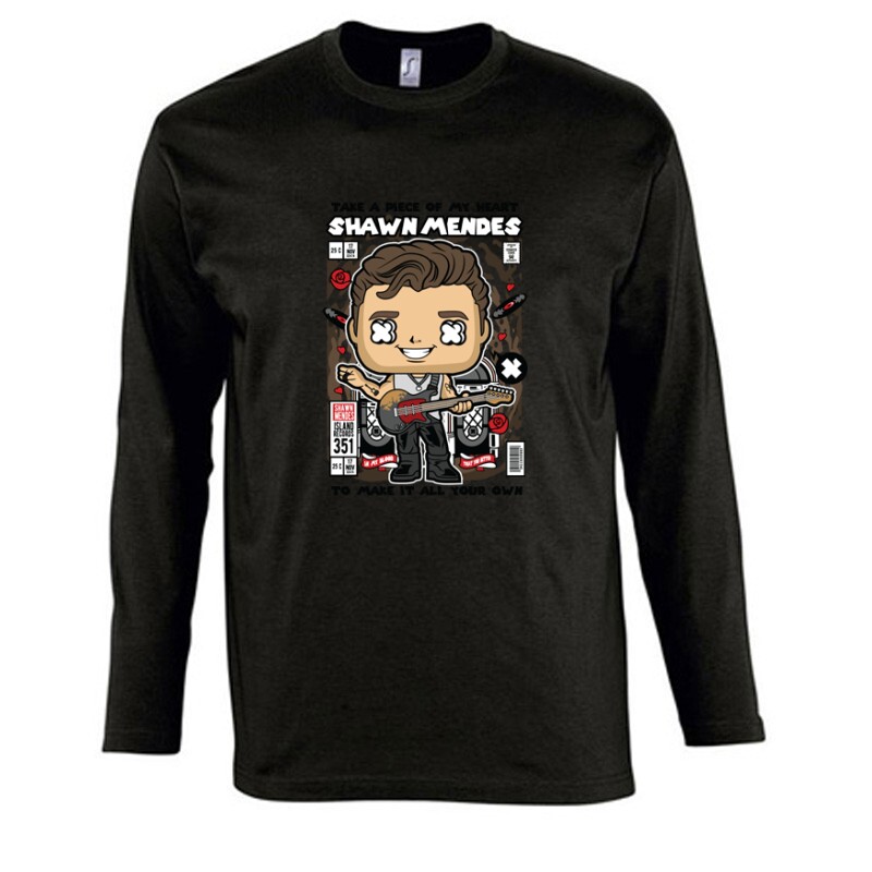 Shawn Mendes Hosszú Ujjú Póló