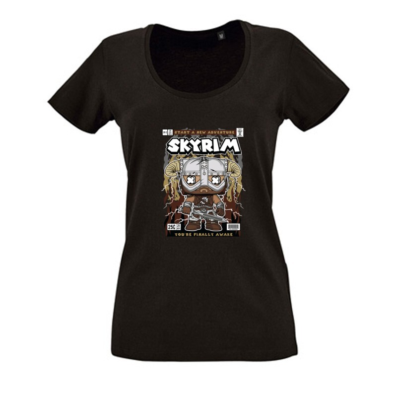 Skyrim Női O Nyakú Póló