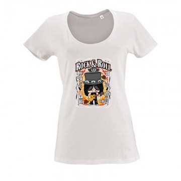 Slash Guns N’ Roses Női O Nyakú Póló