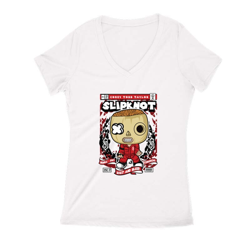 Slipknot Női V Kivágott póló