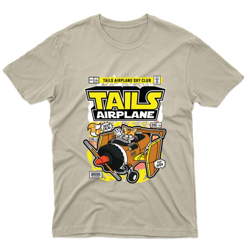 Tails Airplane Unisex Póló