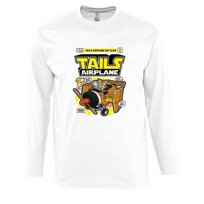 Tails Airplane Hosszú Ujjú Póló
