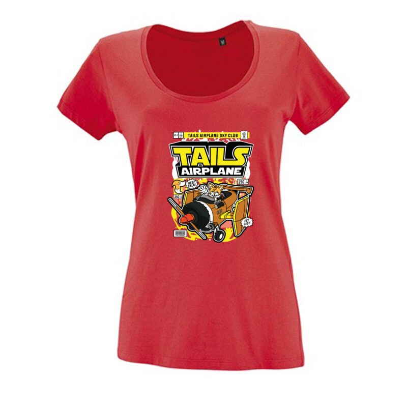 Tails Airplane Női O Nyakú Póló