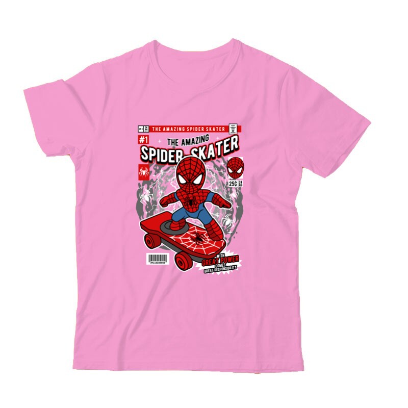 Spider Skater Gyermek Póló