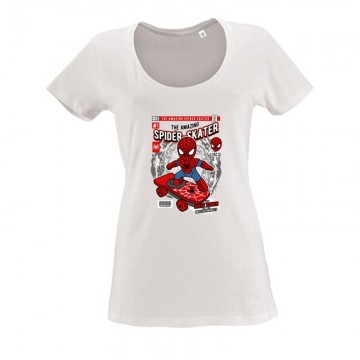Spider Skater Női O Nyakú Póló