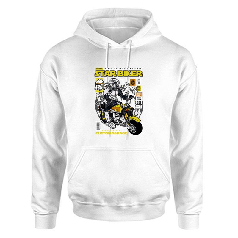 Star biker Unisex Kapucnis Pulcsi