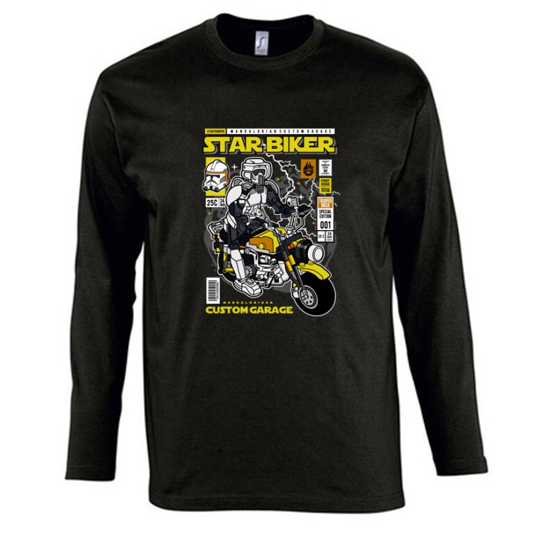 Star biker Hosszú Ujjú Póló