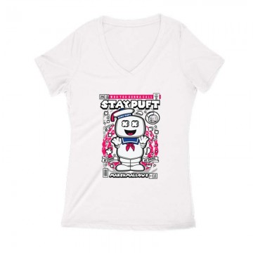 Stay Puft Női V Kivágott póló