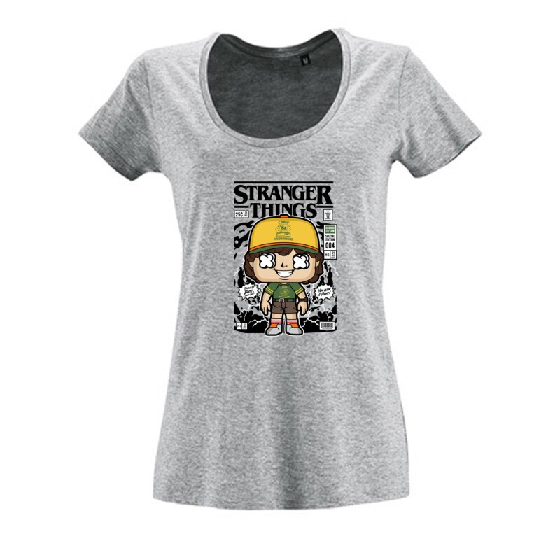 Stranger Things Dustin Női O Nyakú Póló