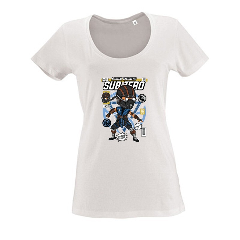 Subzero Mortal kombat Női O Nyakú Póló