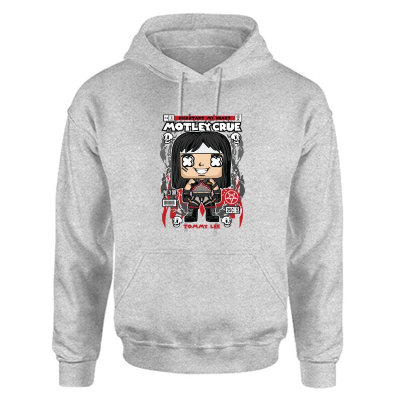 Motley Crue Tommy Lee Unisex Kapucnis Pulcsi