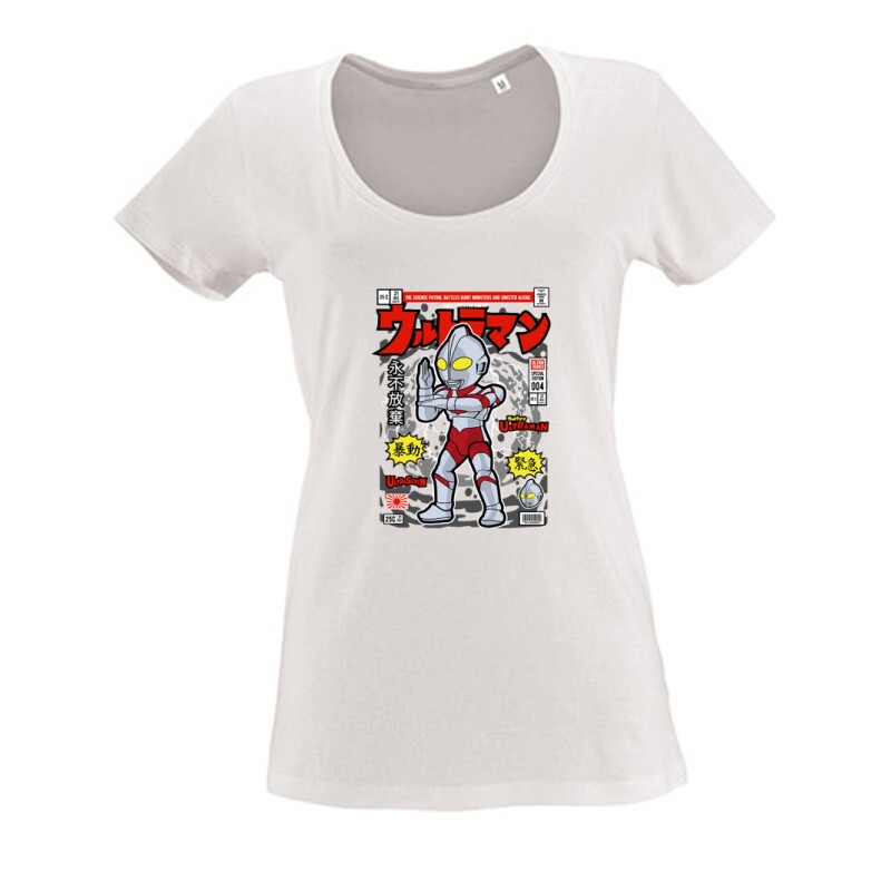 Ultraman Női O Nyakú Póló