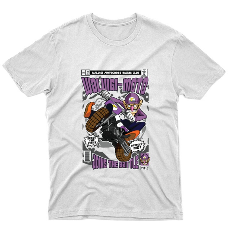 Waluigi's Motocross Unisex Póló
