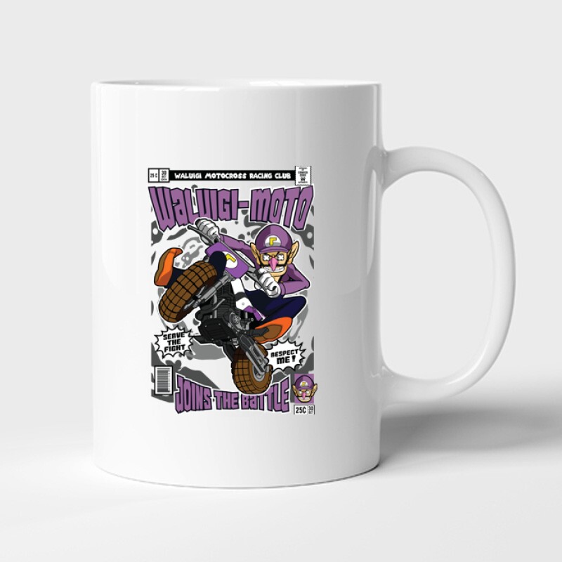 Waluigi's Motocross Bögre