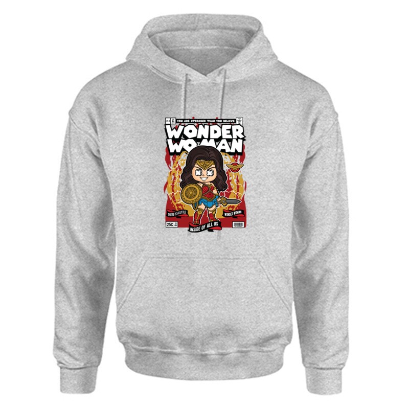 Wonder Woman Unisex Kapucnis Pulcsi