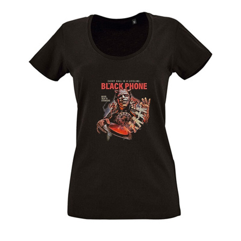 Black Phone Női O Nyakú Póló