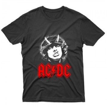 AC DC Face Unisex Póló