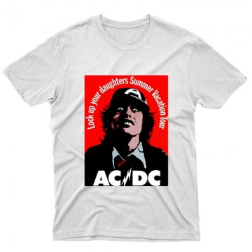 AC DC Lock up Unisex Póló