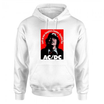 AC DC Lock up Unisex Kapucnis Pulcsi