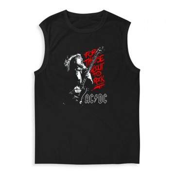 AC DC for those about to Rock Férfi Trikó