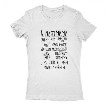 El nem múló szeretet (mama) Női Póló