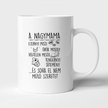 El nem múló szeretet (mama) Bögre