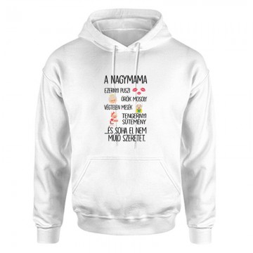 Ezernyi Puszi (mama) Unisex Kapucnis Pulcsi