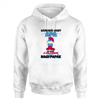 A legjobbak lesznek Nagypapák Unisex Kapucnis Pulcsi