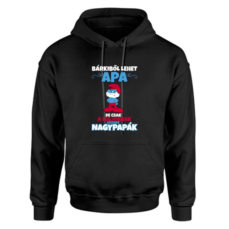 A legjobbak lesznek Nagypapák Unisex Kapucnis Pulcsi