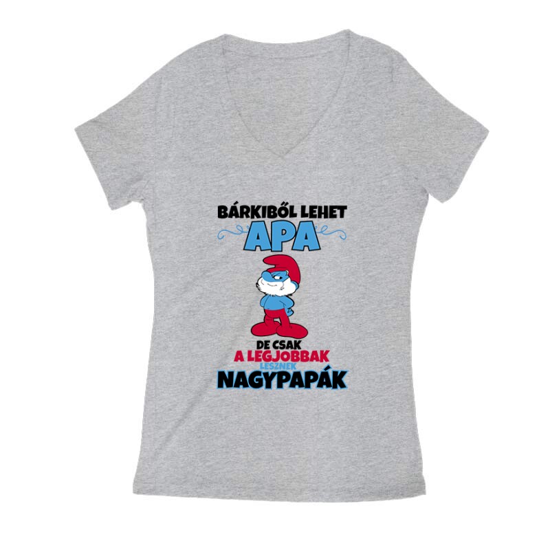 A legjobbak lesznek Nagypapák Női V Kivágott póló