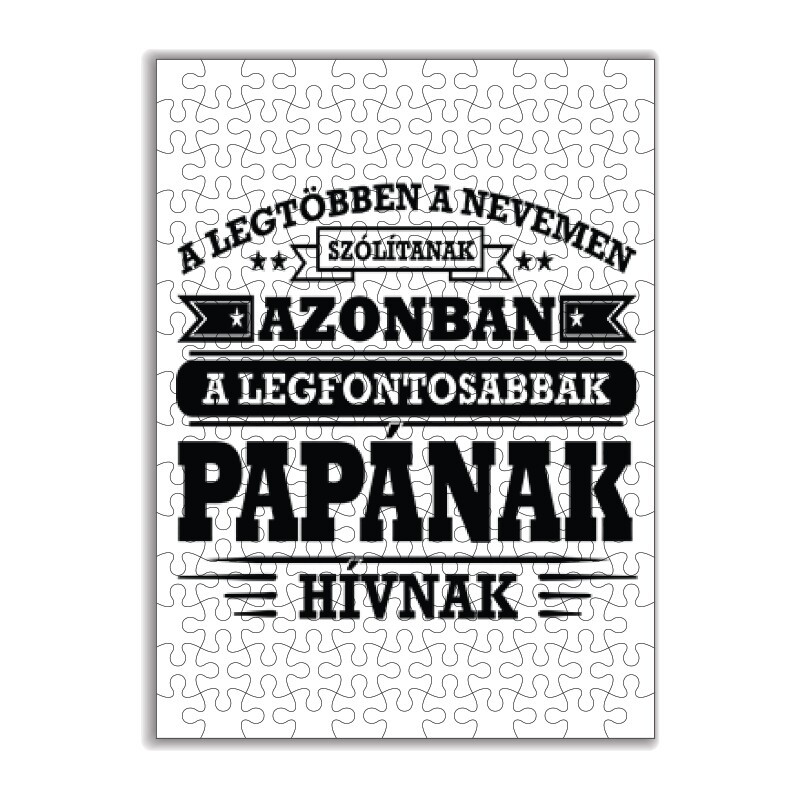A legfontosabbak Nagypapának hívnak Puzzle