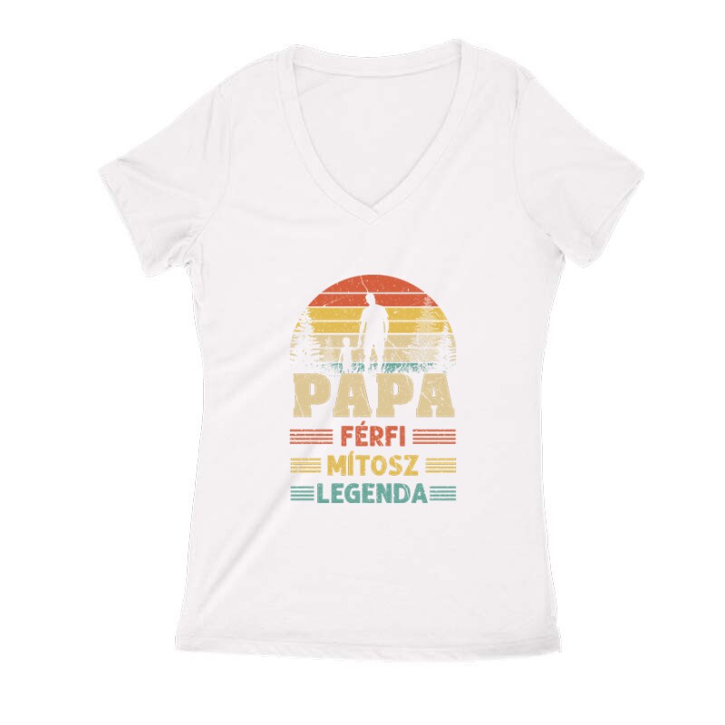 Papa Férfi, Mítosz, Legenda Női V Kivágott póló