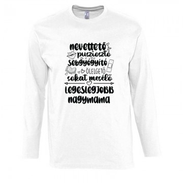 Legeslegjobb Nagymama Hosszú Ujjú Póló