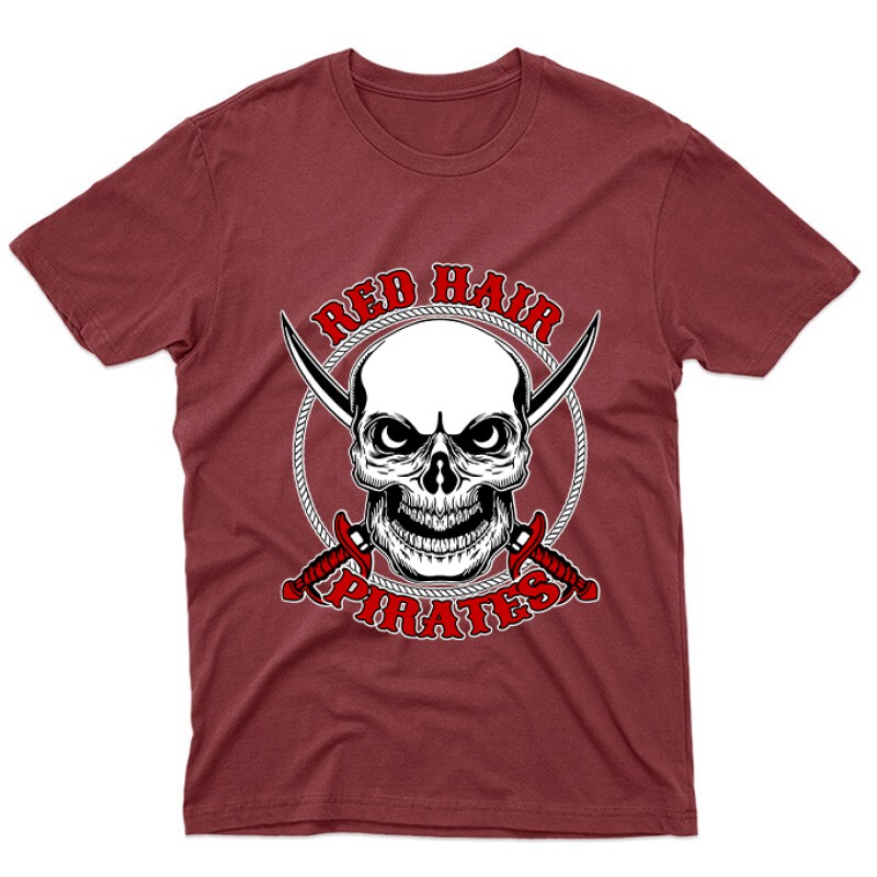 Red Hair Pirates Unisex Póló