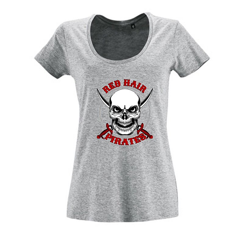 Red Hair Pirates Női O Nyakú Póló