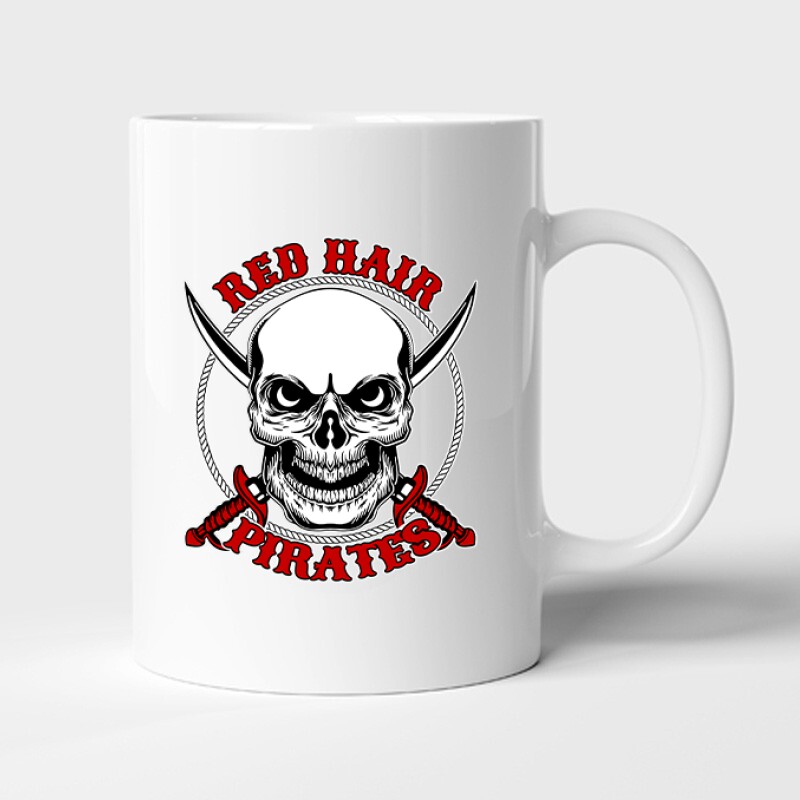 Red Hair Pirates Bögre