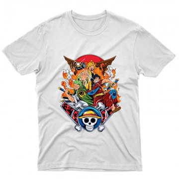 One Piece Team Luffy Unisex Póló