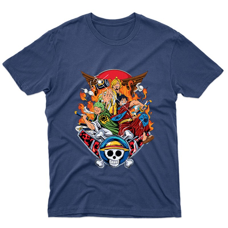 One Piece Team Luffy Unisex Póló