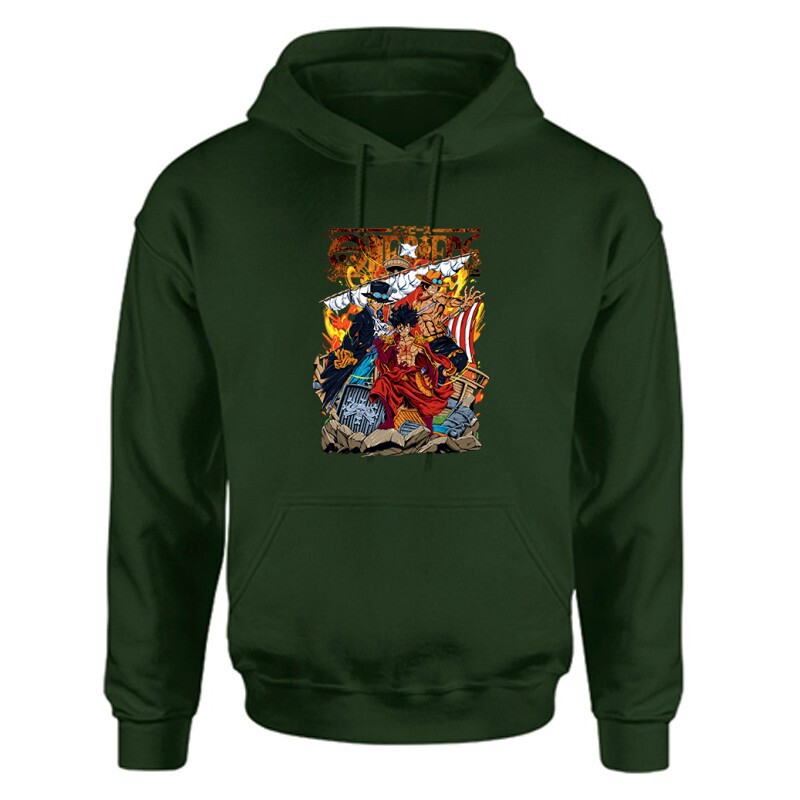 One Piece Luffy Character Unisex Kapucnis Pulcsi