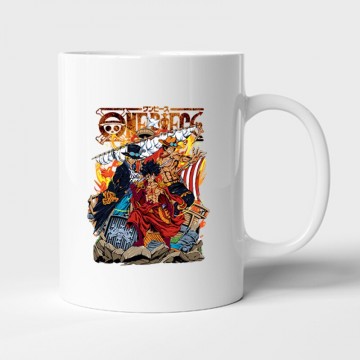 One Piece Luffy Character Bögre