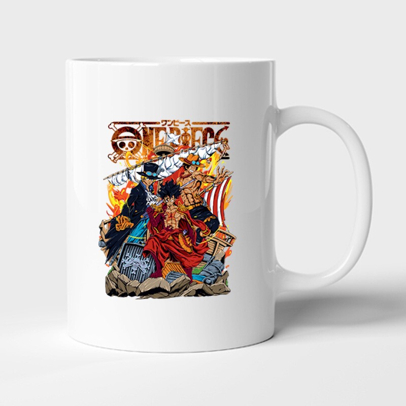 One Piece Luffy Character Bögre