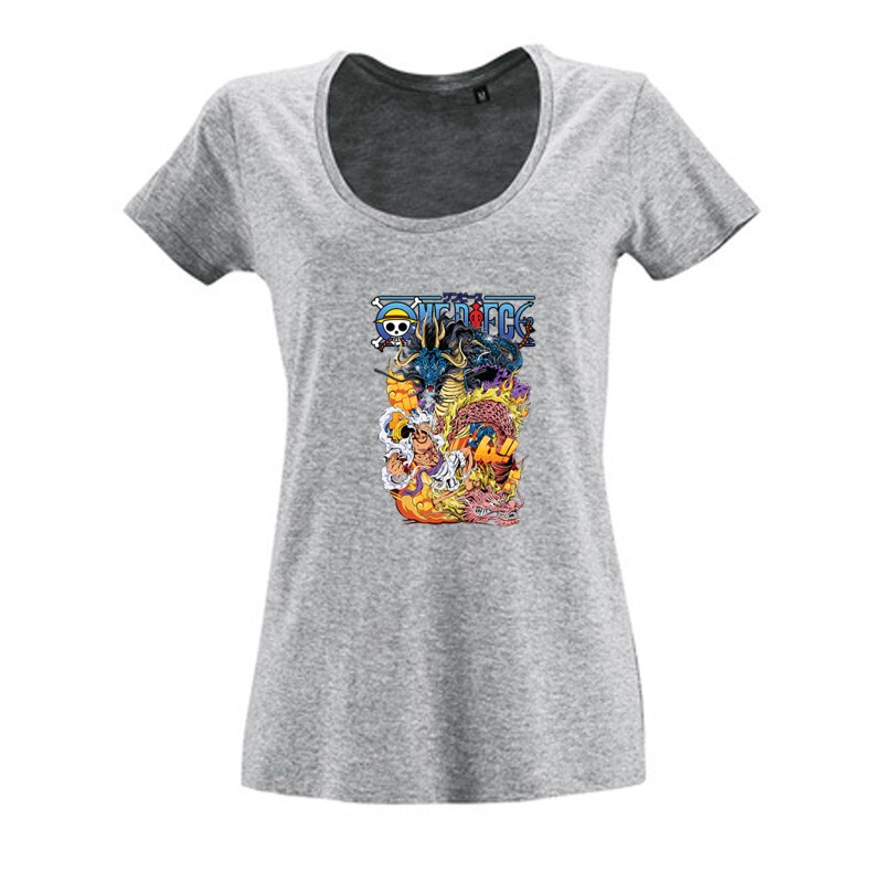 One Piece Dragon Női O Nyakú Póló