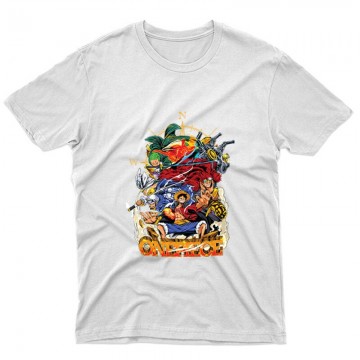 One Piece Luffy Compass Unisex Póló