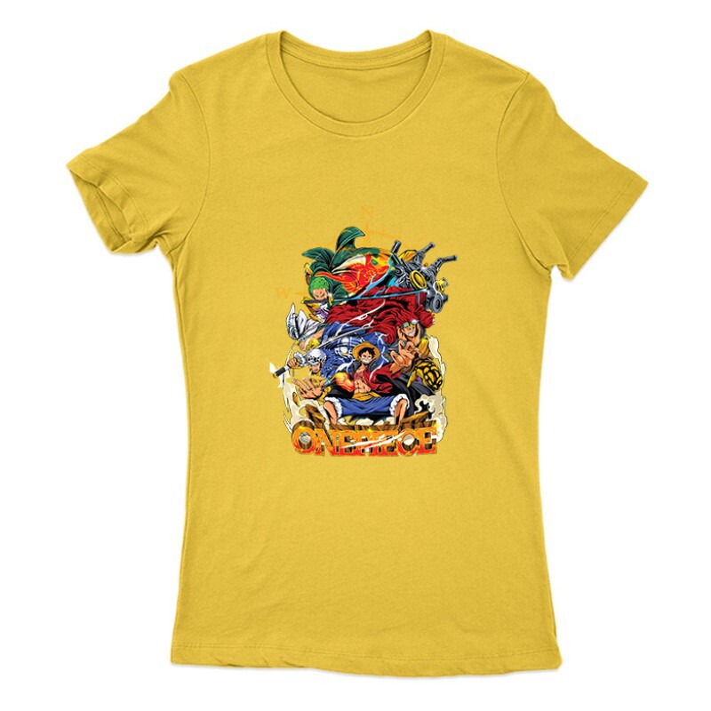 One Piece Luffy Compass Női Póló