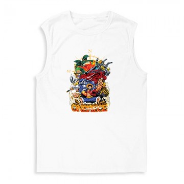 One Piece Luffy Compass Férfi Trikó